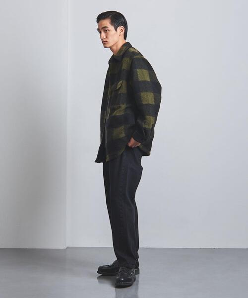 UNITED ARROWS（ユナイテッドアローズ）の「＜UNITED ARROWS＞ バッファローチェック オーバーシャツ（その他アウター・メンズ・ホワイト/オリーブ・S/M/L）」の3枚目の写真