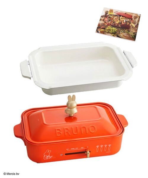 BRUNO（ブルーノ）の「miffy コンパクトホットプレート セラミック