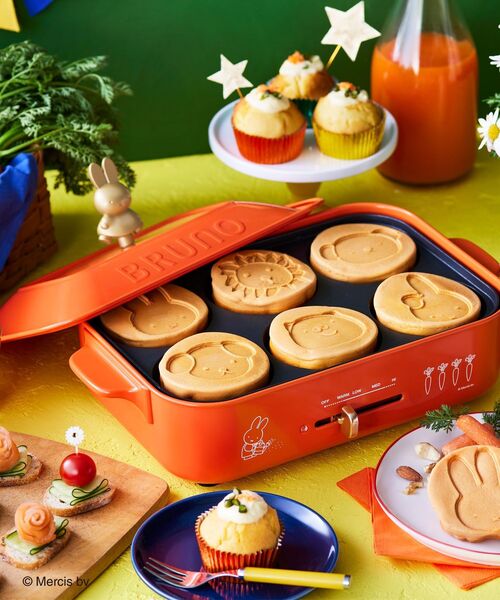 BRUNO（ブルーノ）の「miffy コンパクトホットプレート セラミック
