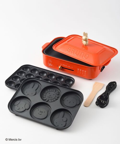 miffy コンパクトホットプレート セラミックコート鍋セット
