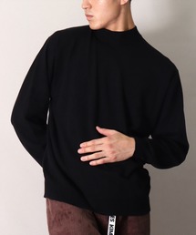 BAYBLO | 【ユニセックス】【手洗い可能】ミドルゲージ モックネック ニット プルオーバー(BG)(ニット/セーター)