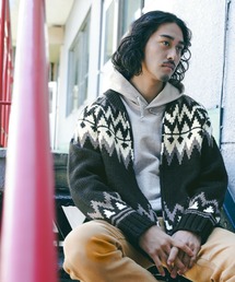 WEB限定 カウチンニットカーデ