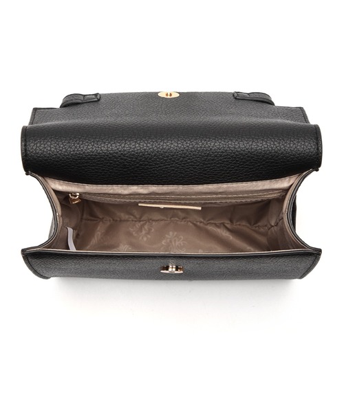 GUSCIO(グッシオ)の「【グッシオベーシック】エレガンスハンドバッグ カギ付きベルト 2WAYショルダー(ショルダーバッグ・レディース・ブラック/ベージュ/エメラルドブルー/ホワイト・FREE)」の9枚目の写真