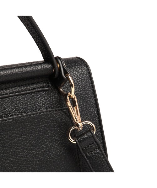 GUSCIO(グッシオ)の「【グッシオベーシック】エレガンスハンドバッグ カギ付きベルト 2WAYショルダー(ショルダーバッグ・レディース・ブラック/ベージュ/エメラルドブルー/ホワイト・FREE)」の10枚目の写真