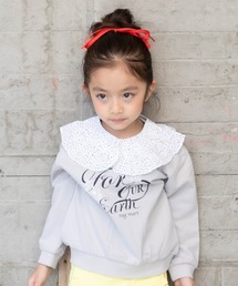 RAGMART | 付け襟つきミニ裏毛トレーナー(スウェット)