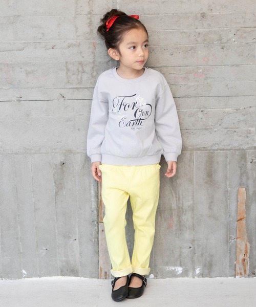 RAGMART（ラグマート）の「付け襟つきミニ裏毛トレーナー（スウェット・キッズ・ネイビー/ベージュ・120cm/130cm/110cm/100cm）」の12枚目の写真