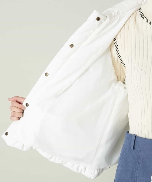 A de a.v.v（アードアー・ヴェ・ヴェ）の「中綿ボリュームショートブルゾン（ブルゾン・レディース・ピンク/ブラック/ホワイト・38/36）」の5枚目の写真