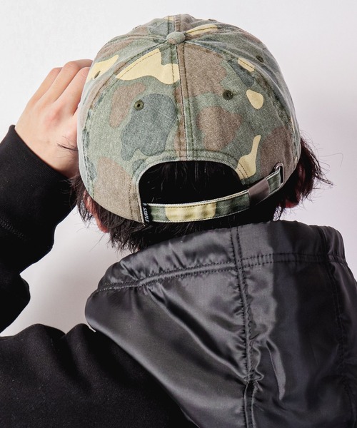 staple（ステイプル）の「【STAPLE】スタイフェサント ピジョンカーブキャップ（キャップ・メンズ・ブラック/カモフラージュ・FREE）」の10枚目の写真