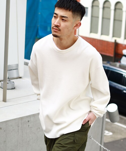 BEAMS（ビームス）の「BEAMS / イージー サーマル カットソー（Tシャツ/カットソー・メンズ・ブラック/ホワイト/その他・XL/M/S/L）」の8枚目の写真