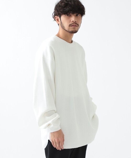 BEAMS（ビームス）の「BEAMS / イージー サーマル カットソー（Tシャツ/カットソー・メンズ・ブラック/ホワイト/その他・XL/M/S/L）」の5枚目の写真