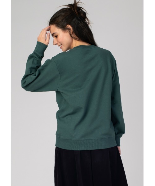 Design Tshirts Store graniph（デザイン　ティーシャツ　ストア　グラニフ）の「弓矢(鳥獣戯画)｜リサイクルコットンスウェット（スウェット・メンズ・カーキ・LARGE/MEDIUM/SMALL/X-LARGE）」の9枚目の写真