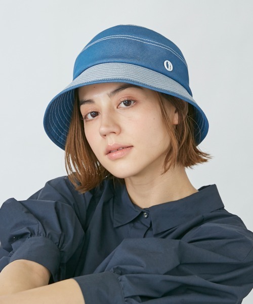 Chapeau d' O(シャポードオー)の「Chapeau d' O Denim Cloche(ハット・レディース・ライトベージュ/ブラック/ブルー・L(59cm)/M/57.5cm/S(56cm))」の21枚目の写真