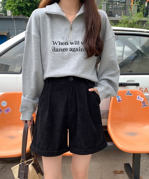 MAISON DE THERESE(メゾン ド テレーズ)の「コーデュロイショートパンツ(その他パンツ・レディース・ブラウン/ブラック・LARGE/MEDIUM)」の13枚目の写真