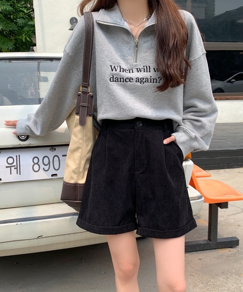 MAISON DE THERESE(メゾン ド テレーズ)の「コーデュロイショートパンツ(その他パンツ・レディース・ブラウン/ブラック・LARGE/MEDIUM)」の16枚目の写真