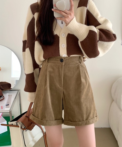 MAISON DE THERESE(メゾン ド テレーズ)の「コーデュロイショートパンツ(その他パンツ・レディース・ブラウン/ブラック・LARGE/MEDIUM)」の17枚目の写真