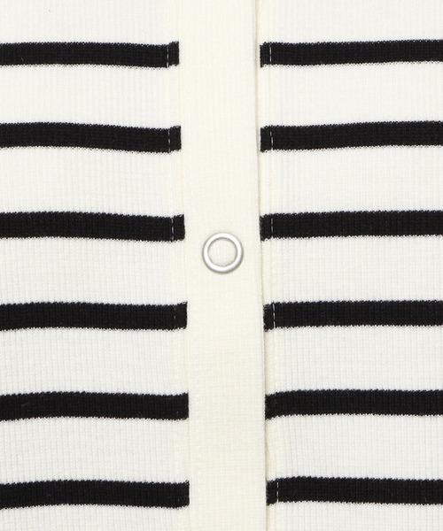 LEPSIM（レプシィム）の「カットボーダーカーデプルオーバー　271501（Tシャツ/カットソー・レディース・ホワイト×レッド/ホワイト×ブラック・FREE）」の14枚目の写真