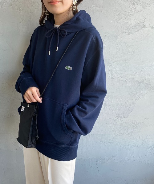 LACOSTE（ラコステ）の「[LACOSTE/ラコステ] ワンポイントロゴ プレミアムスウェットパーカー（パーカー・レディース・ブラック/ネイビー/グレー・4/3/5）」の5枚目の写真