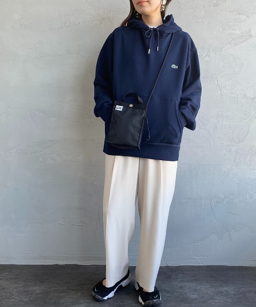 LACOSTE（ラコステ）の「[LACOSTE/ラコステ] ワンポイントロゴ プレミアムスウェットパーカー（パーカー・レディース・ブラック/ネイビー/グレー・4/3/5）」の7枚目の写真