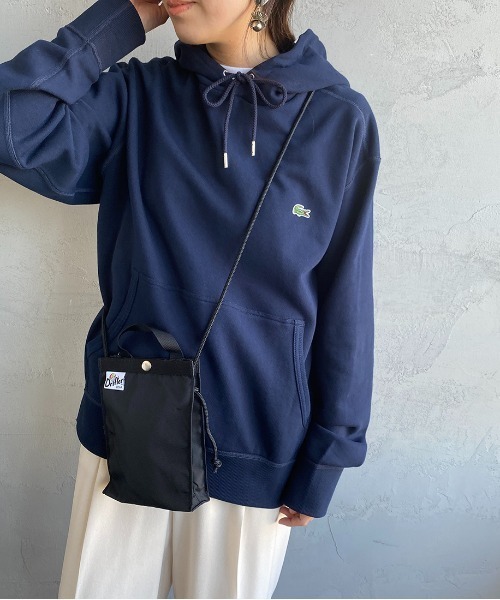 LACOSTE（ラコステ）の「[LACOSTE/ラコステ] ワンポイントロゴ プレミアムスウェットパーカー（パーカー・レディース・ブラック/ネイビー/グレー・4/3/5）」の6枚目の写真