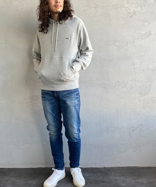 LACOSTE（ラコステ）の「[LACOSTE/ラコステ] ワンポイントロゴ プレミアムスウェットパーカー（パーカー・レディース・ブラック/ネイビー/グレー・4/3/5）」の21枚目の写真