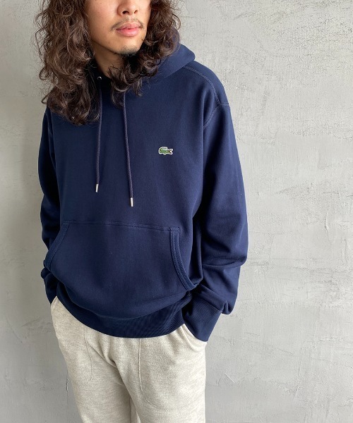 LACOSTE（ラコステ）の「[LACOSTE/ラコステ] ワンポイントロゴ プレミアムスウェットパーカー（パーカー・レディース・ブラック/ネイビー/グレー・4/3/5）」の14枚目の写真