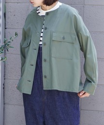 BROOKLYN OVERALL | ノーカラーブルゾン(ノーカラージャケット)