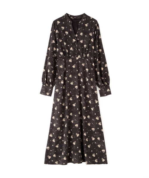 N.（N. Natural Beauty Basic）（エヌエヌナチュラルビューティーベーシック）の「◆ドットフラワープリントワンピース（ワンピース・レディース・ホワイト系その他/ブラック系その他・MEDIUM）」の17枚目の写真