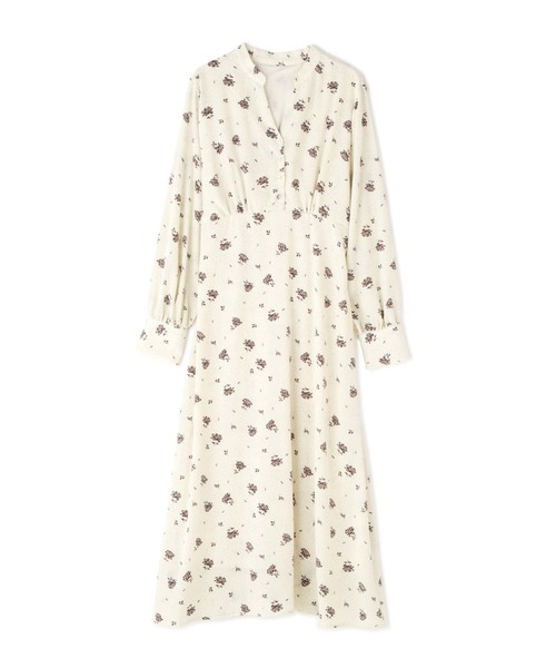 N.（N. Natural Beauty Basic）（エヌエヌナチュラルビューティーベーシック）の「◆ドットフラワープリントワンピース（ワンピース・レディース・ホワイト系その他/ブラック系その他・MEDIUM）」の12枚目の写真