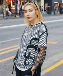 atmos pink | atmos pink 長袖 メッシュトップス(その他トップス)