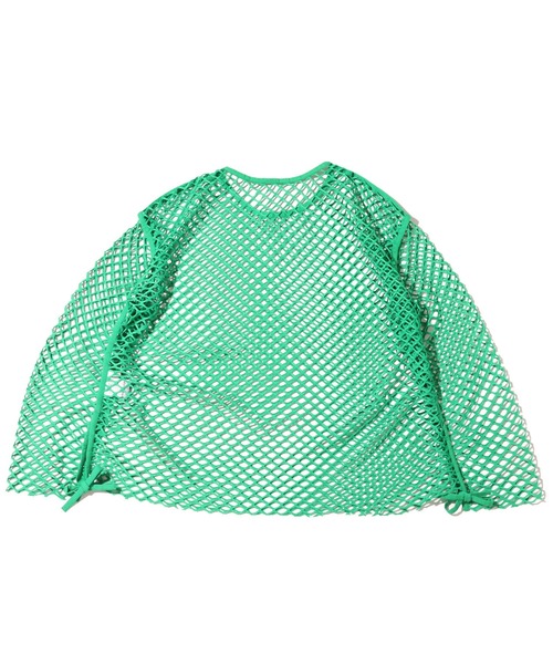 atmos pink(アトモスピンク)の「atmos pink 長袖 メッシュトップス(その他トップス・レディース・ブラック/グリーン/ブラウン・FREE)」の4枚目の写真