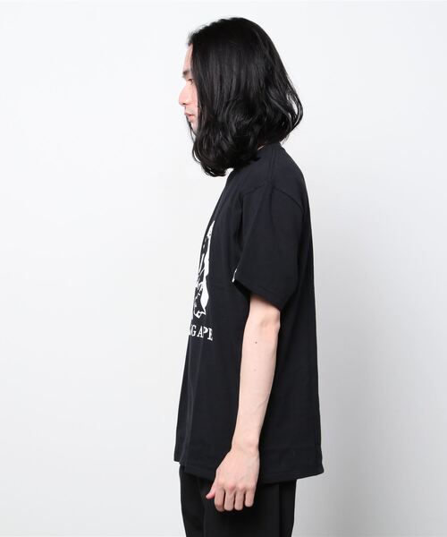 A BATHING APE（アベイシングエイプ）の「BATHING APE TEE M（Tシャツ/カットソー・メンズ・オレンジ/ブラック/ホワイト・X-LARGE/LARGE/XX-LARGE/MEDIUM/SMALL/XXX-LARGE）」の4枚目の写真