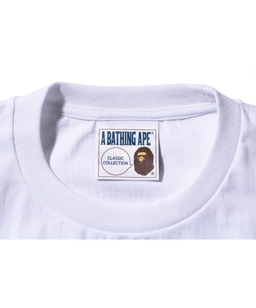 A BATHING APE（アベイシングエイプ）の「BATHING APE TEE M（Tシャツ/カットソー・メンズ・オレンジ/ブラック/ホワイト・X-LARGE/LARGE/XX-LARGE/MEDIUM/SMALL/XXX-LARGE）」の6枚目の写真