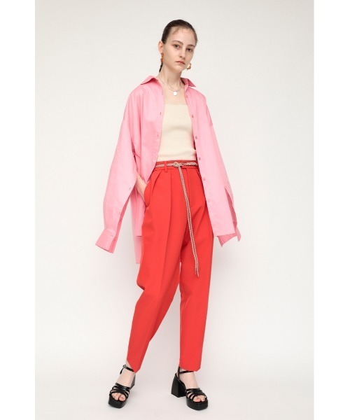 SLY（スライ）の「LOOSE OVER ARMSLIT SH ルーズ オーバー アームスリット シャツ（シャツ/ブラウス・レディース・オフホワイト/ピンク/イエロー・FREE）」の8枚目の写真