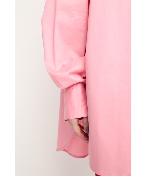 SLY（スライ）の「LOOSE OVER ARMSLIT SH ルーズ オーバー アームスリット シャツ（シャツ/ブラウス・レディース・オフホワイト/ピンク/イエロー・FREE）」の18枚目の写真