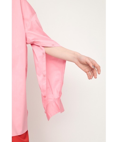 SLY（スライ）の「LOOSE OVER ARMSLIT SH ルーズ オーバー アームスリット シャツ（シャツ/ブラウス・レディース・オフホワイト/ピンク/イエロー・FREE）」の17枚目の写真