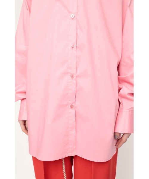 SLY（スライ）の「LOOSE OVER ARMSLIT SH ルーズ オーバー アームスリット シャツ（シャツ/ブラウス・レディース・オフホワイト/ピンク/イエロー・FREE）」の16枚目の写真