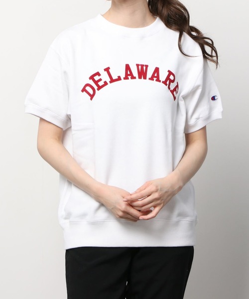 Champion/チャンピオンカレッジプリント半袖クルーネックスウェットトレーナー