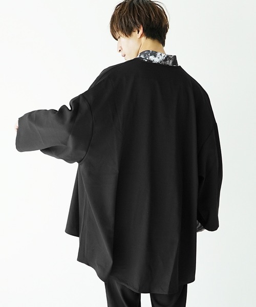 MinoriTY（マイノリティ）の「【MinoriTY】とろみ素材セットアップ ロングカーディガン ベルト付きワイドパンツ 秋服 メンズ（セットアップ・メンズ・ブラック/ベージュ/グレー/ブルー・M/L）」の20枚目の写真