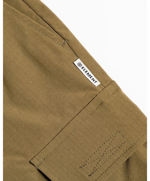 ELEMENT（エレメント）の「ELEMENT YOUTH（キッズサイズ） YT SHOD SHORTS CA_05 ウォークパンツ/ショートパンツ (130cm~160cm) 【2022年春夏モデル】/エレメントキッズウエストゴムカーゴパンツ（カーゴパンツ・キッズ・ブラック/カーキ・150/160/130/140）」の10枚目の写真