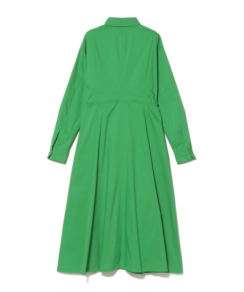 ESTNATION コットンストレッチブロード　フレアシャツワンピース ESTNATION コットンストレッチブロード フレアシャツワンピース