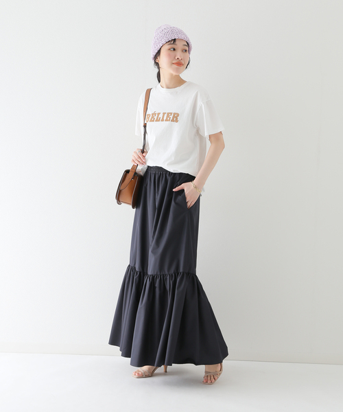 SLOBE IENA（スローブイエナ）の「【karakoram/カラコルム】ニット帽◆（ニットキャップ/ビーニー・レディース・ライトグレー/ラベンダー・FREE）」の4枚目の写真