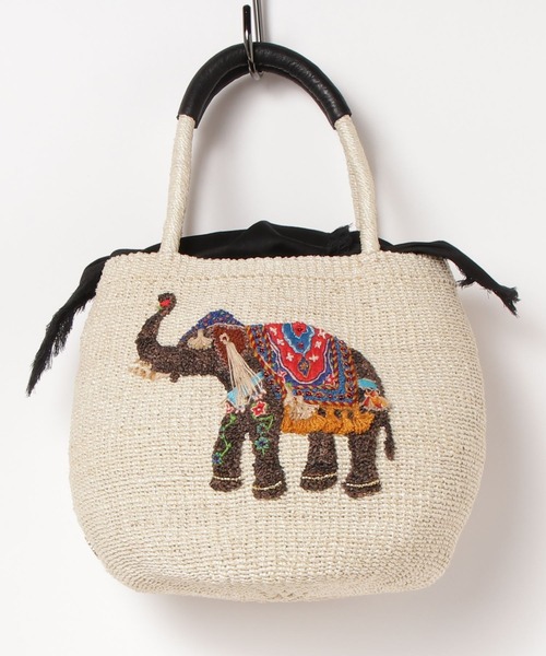 VIOLAd'ORO (ヴィオラドーロ) 刺繍かごBAG VIOLAd´ORO ヴィオラドーロ