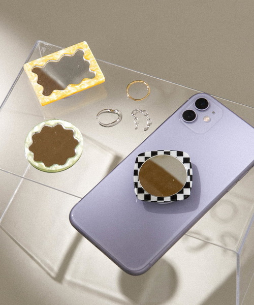 SMELLY（スメリー）の「スマホグリップA（スマホケース/カバー・レディース・ミント/マスタード/ホワイト系その他/グリーン系その他・-）」の11枚目の写真