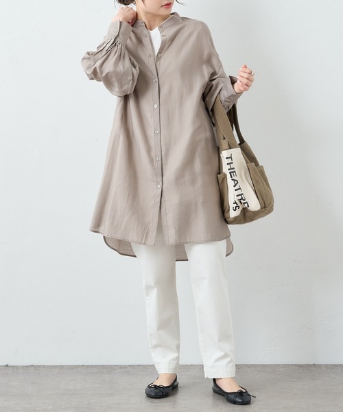 PUAL CE CIN(ピュアルセシン)の「JAPAN MADEチノストレッチスリムパンツ(その他パンツ・レディース・ライトグレー/ブラック/ベージュ/オフホワイト/ブルー・FREE)」の22枚目の写真