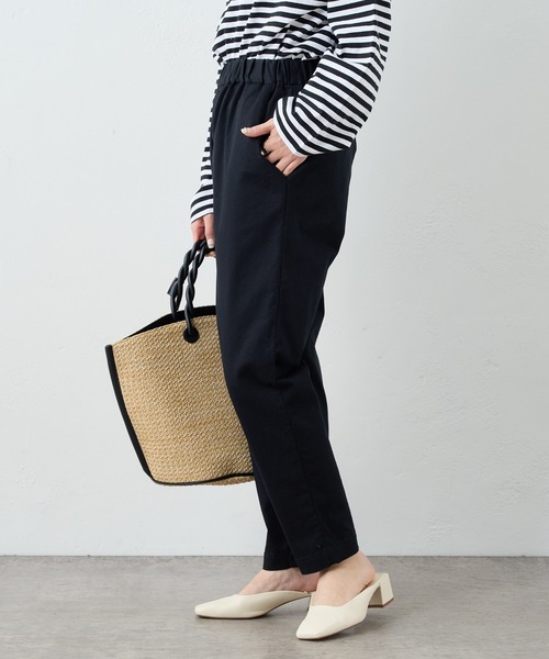 PUAL CE CIN(ピュアルセシン)の「JAPAN MADEチノストレッチスリムパンツ(その他パンツ・レディース・ライトグレー/ブラック/ベージュ/オフホワイト/ブルー・FREE)」の8枚目の写真
