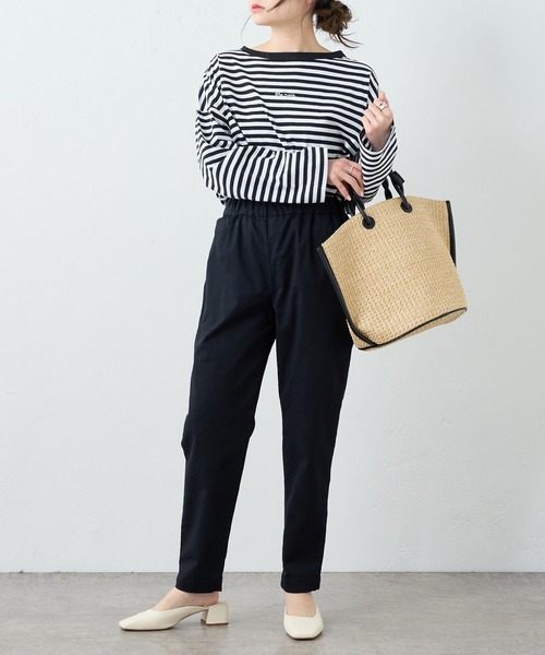 PUAL CE CIN(ピュアルセシン)の「JAPAN MADEチノストレッチスリムパンツ(その他パンツ・レディース・ライトグレー/ブラック/ベージュ/オフホワイト/ブルー・FREE)」の17枚目の写真