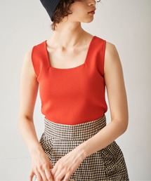 FREE'S MART | ◆総針スクエアネックニットタンク(ニット/セーター)