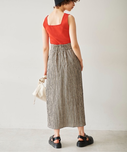 FREE'S MART(フリーズマート)の「◆総針スクエアネックニットタンク(ニット/セーター・レディース・ホワイト/ブラック/ブルー/レッド・FREE)」の18枚目の写真