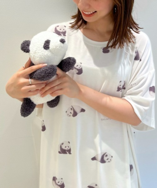gelato pique（ジェラートピケ）の「パンダぬいぐるみ（おもちゃ・レディース・オフホワイト・FREE）」の13枚目の写真