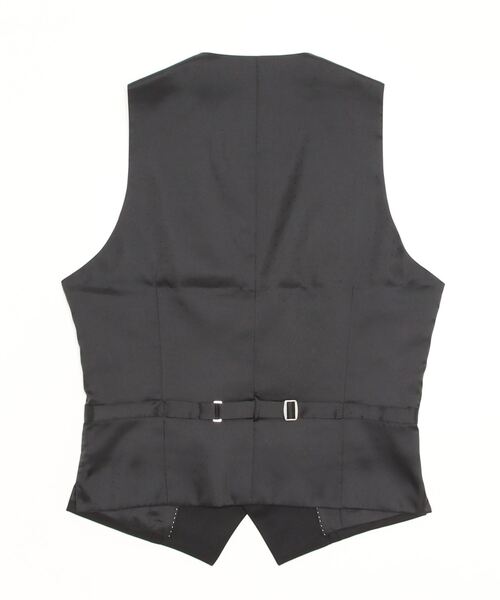 HIGH STREET（ハイストリート）の「HIGH STREET∴ヴェネシャンストレッチジレ（スーツベスト・メンズ・ブラック/ネイビー・S/M/L/LL）」の3枚目の写真